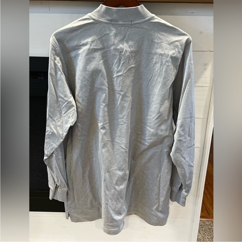 Ralph Lauren RLX Jersey Polo Shirt Carnoustie Gray quarter zip Size large - Picture 3 of 12